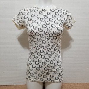 Felix The Cat shirt Small all over print cartoon retro style graphic cotton Y2K